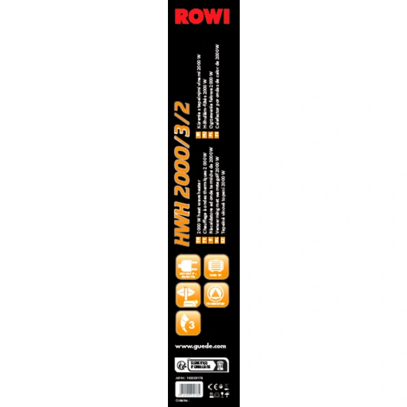 Wärmewellenheizung »HWH 2000/3/2«, 2 kW (max.)