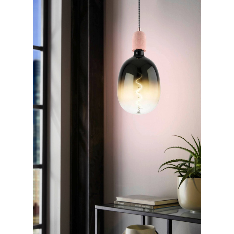 Ampoule à filaments dégradé sable LED E27 blanc chaud 100 lm 4 W EGLO