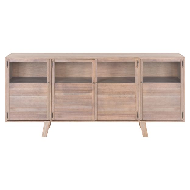 BUFFET 4 PORTAS 1,72 M X 44 CM MADEIRA DE SOL