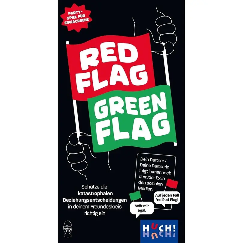 Kartenspiel Red Flag, Green Flag