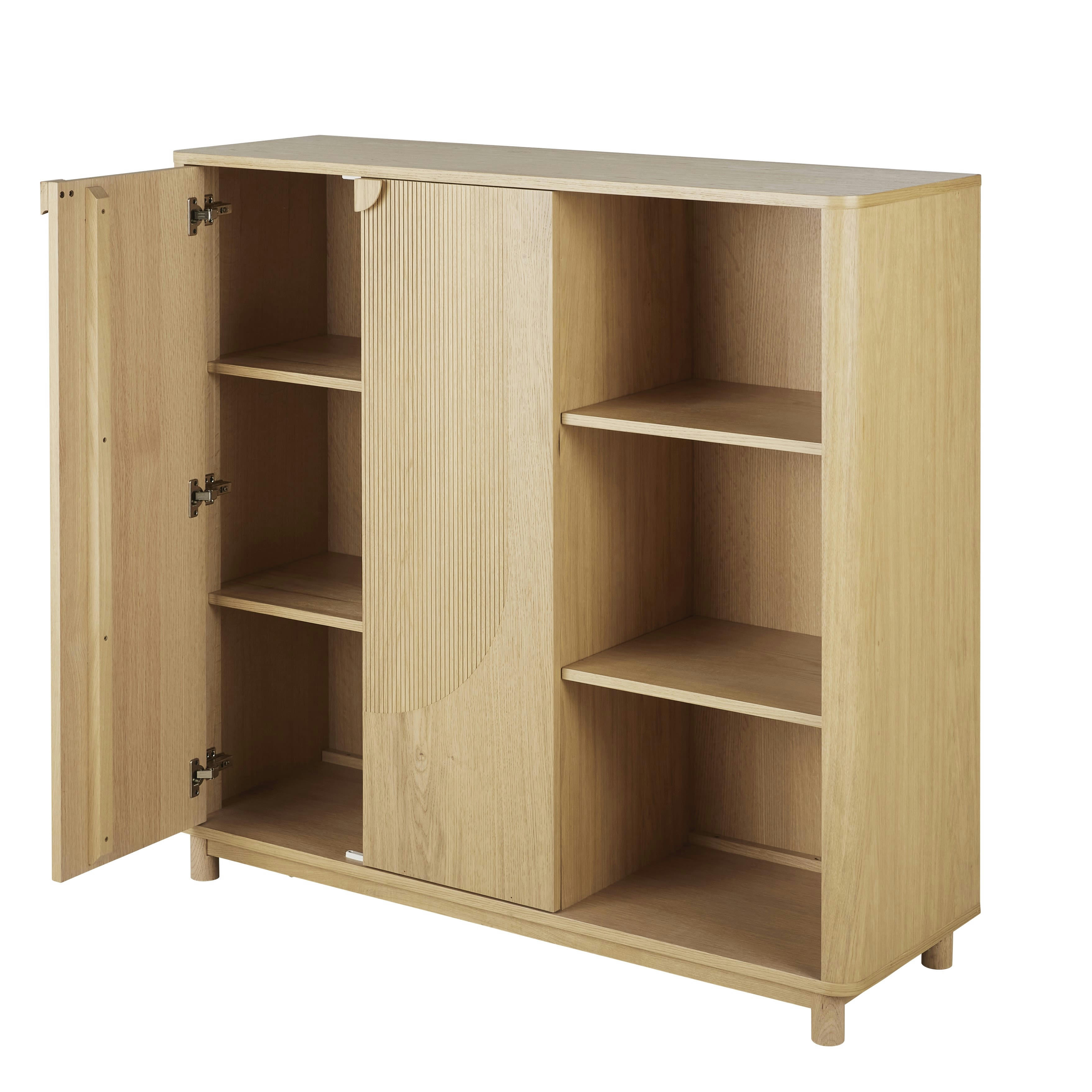 Caldera Business - Meuble de rangement professionnel 2 portes 3 niches