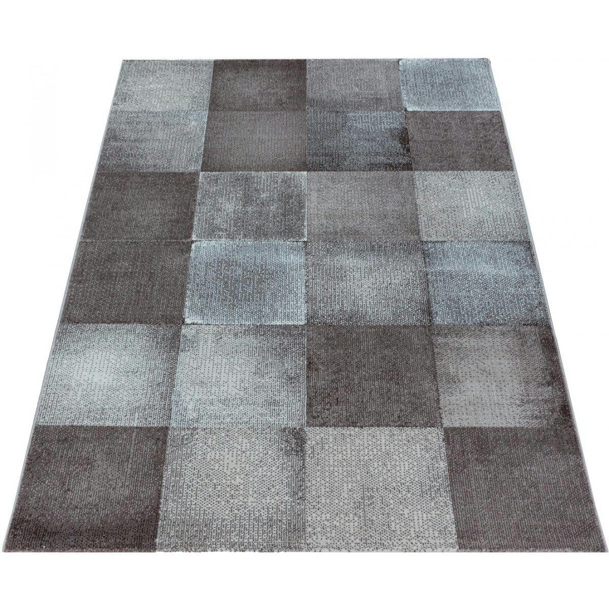 EPERVIER - Tapis  design en polypropylène marron 200x290