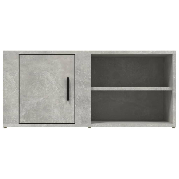 2X Szafka Pod Telewizor Szafka RTV Stolik Półka Szara 80x31.5x36 cm