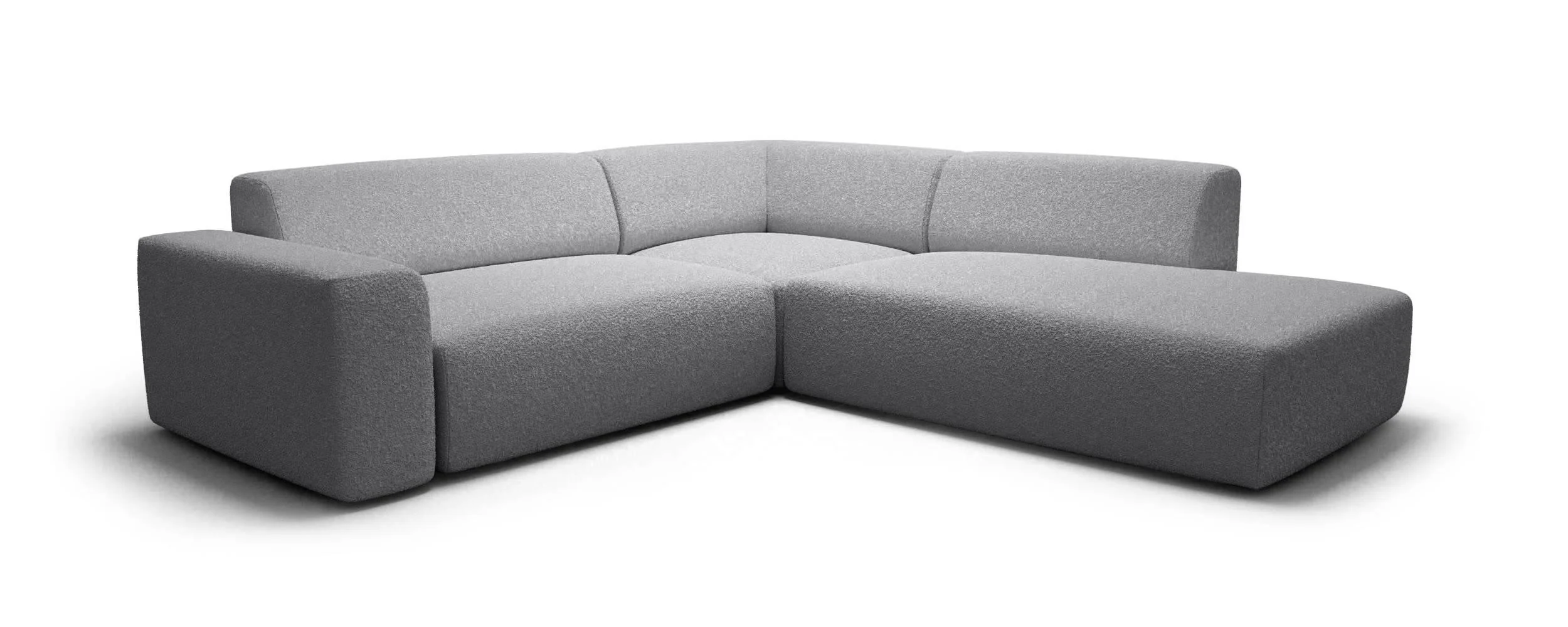 Hoekbank Nina Big rechts bouclé