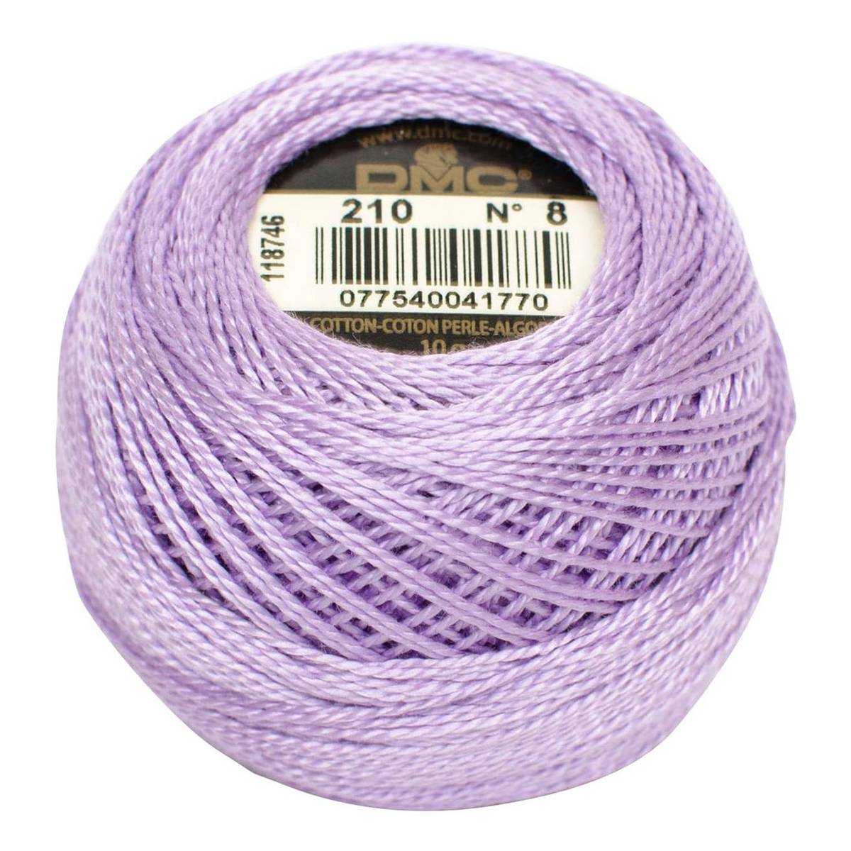 DMC Purple Pearl Cotton Thread on a Ball Size 8 80m (210)