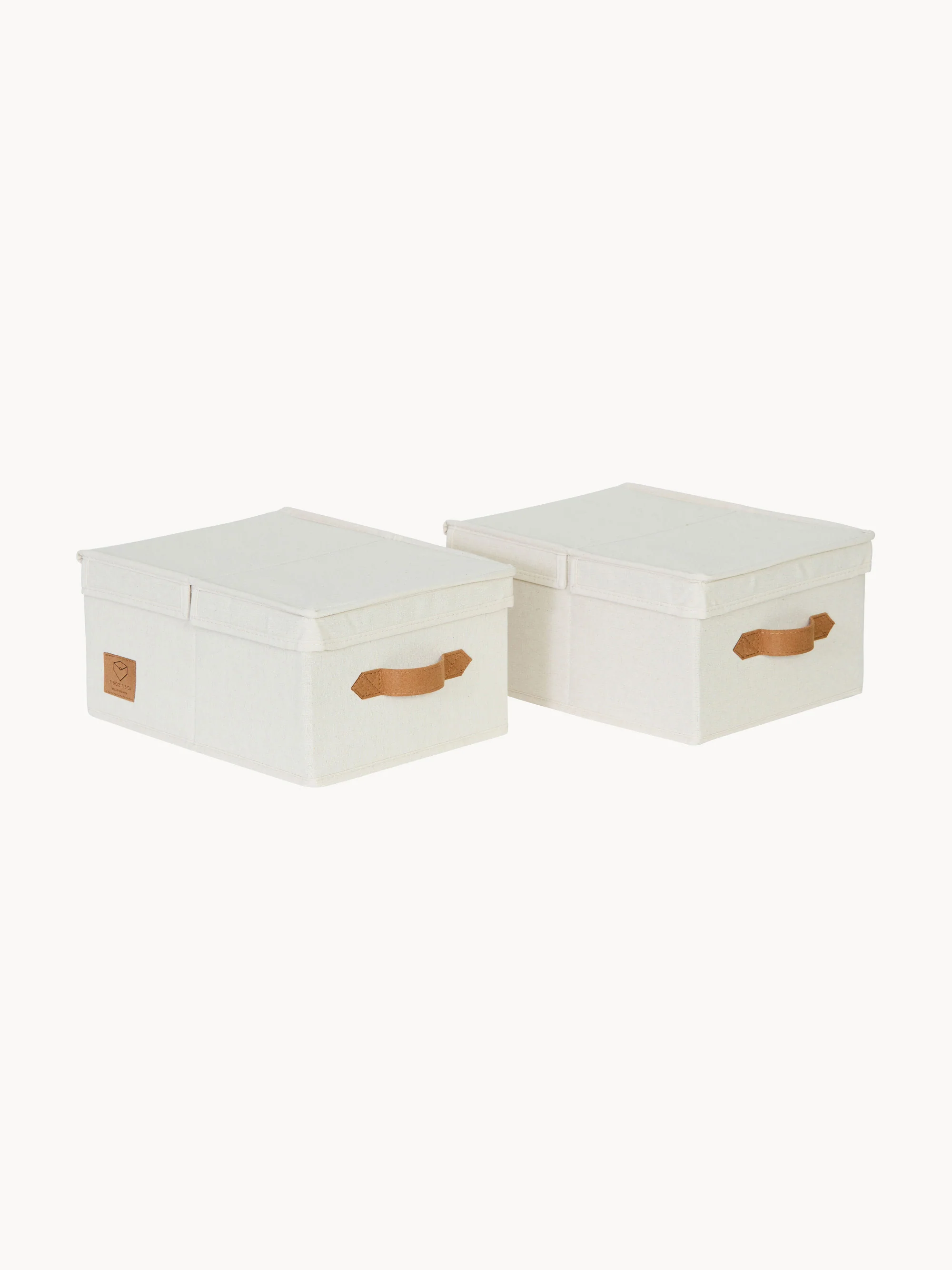Aufbewahrungsboxen Premium mit Deckel, 2er-Set