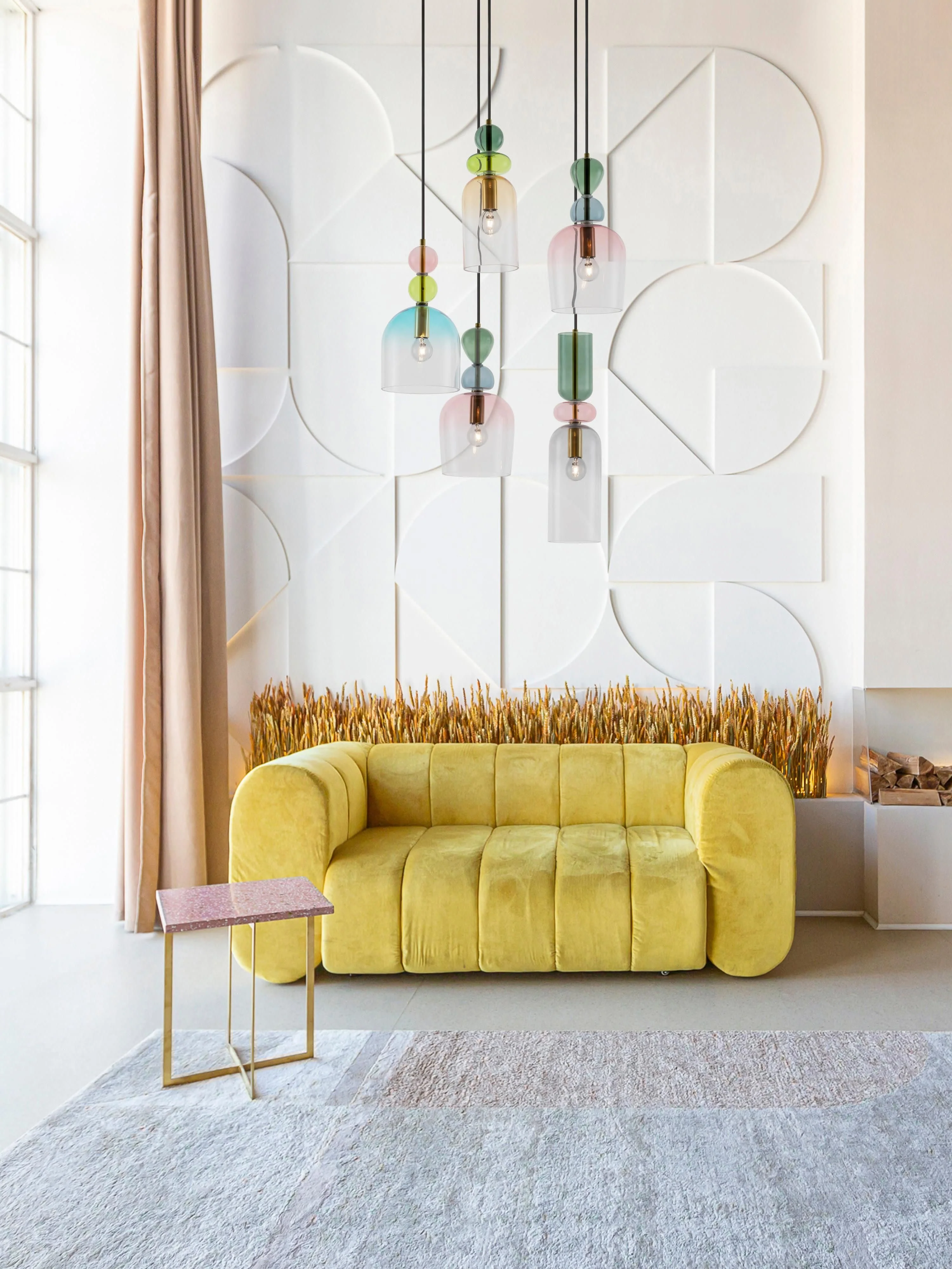 Dimmbare Pendelleuchte Murano