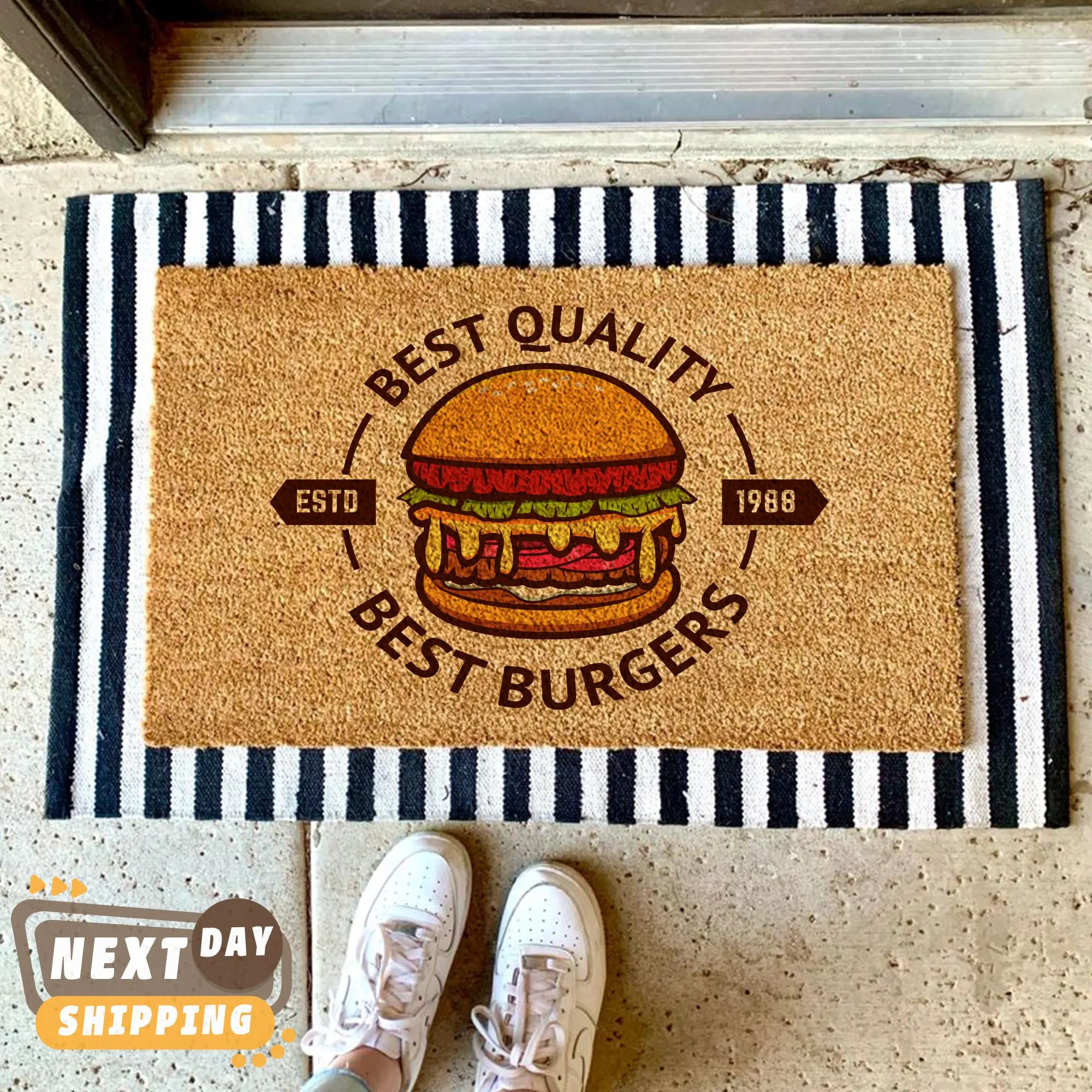 Custom Logo Doormat, Custom Coir Doormat, Welcome Doormat, Corporate Logo Doormat, Business Entryway Decor, Custom Doormat, Porch Decor