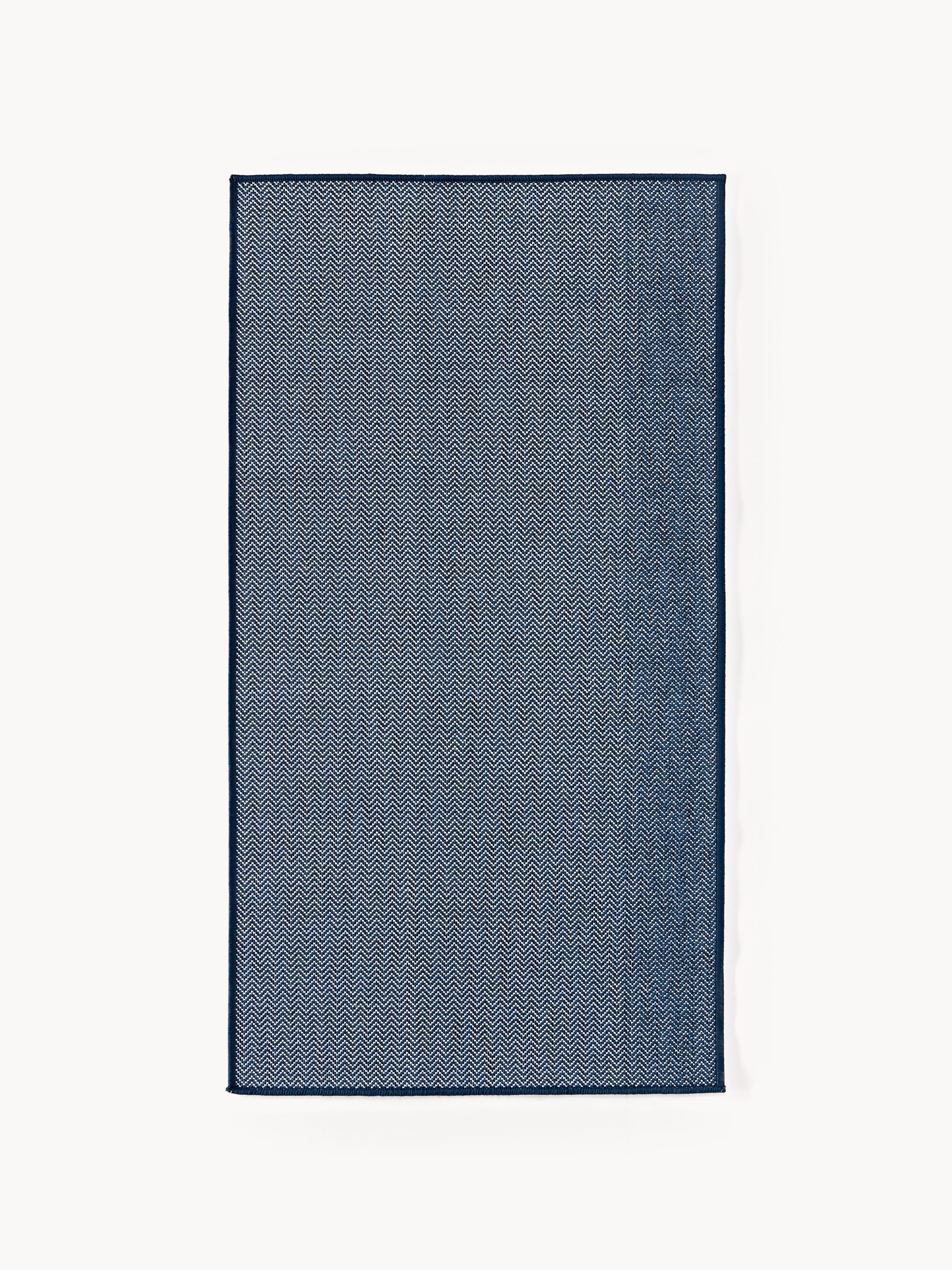 Indoor & Outdoor-Wendeteppich Cort mit Zickzack-Muster