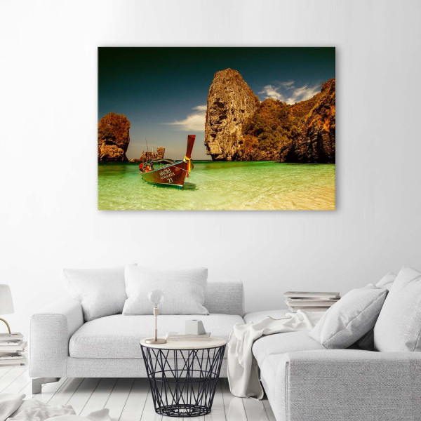 Feeby Obraz na płótnie Tropikalna plaża pejzaż 60x40