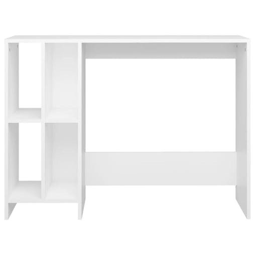 NNEVL Notebook Desk White 102.5x35x75 cm Chipboard