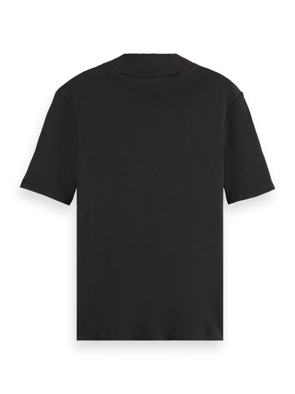 Essentials — Mock Neck Ribbed T-Shirt