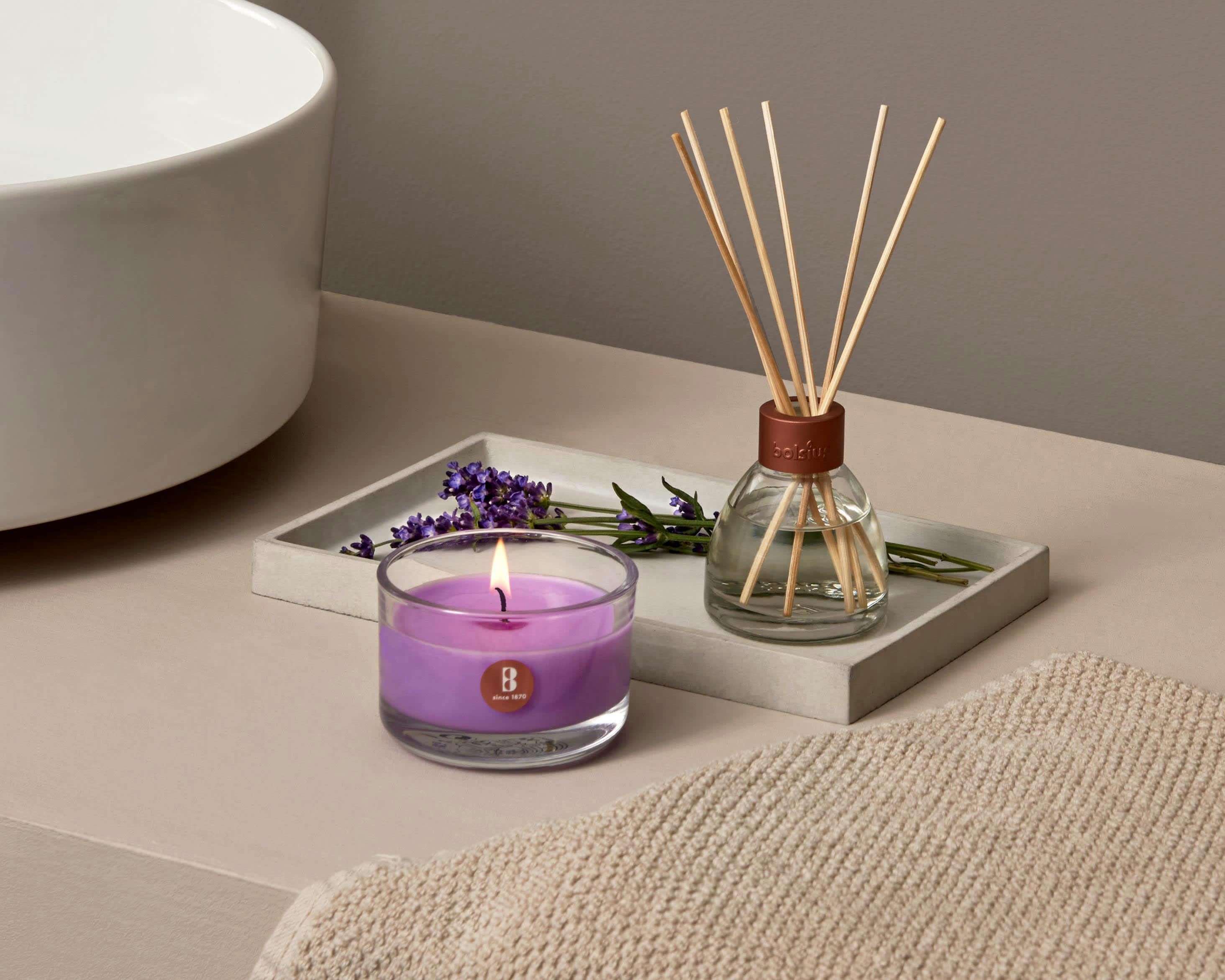 TRUE SCENTS - Lot De 3 Bouquet Parfumé, Lavande, 45Ml