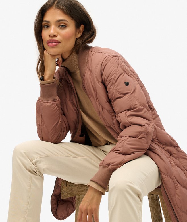 Longline Quilted Liner Jacket