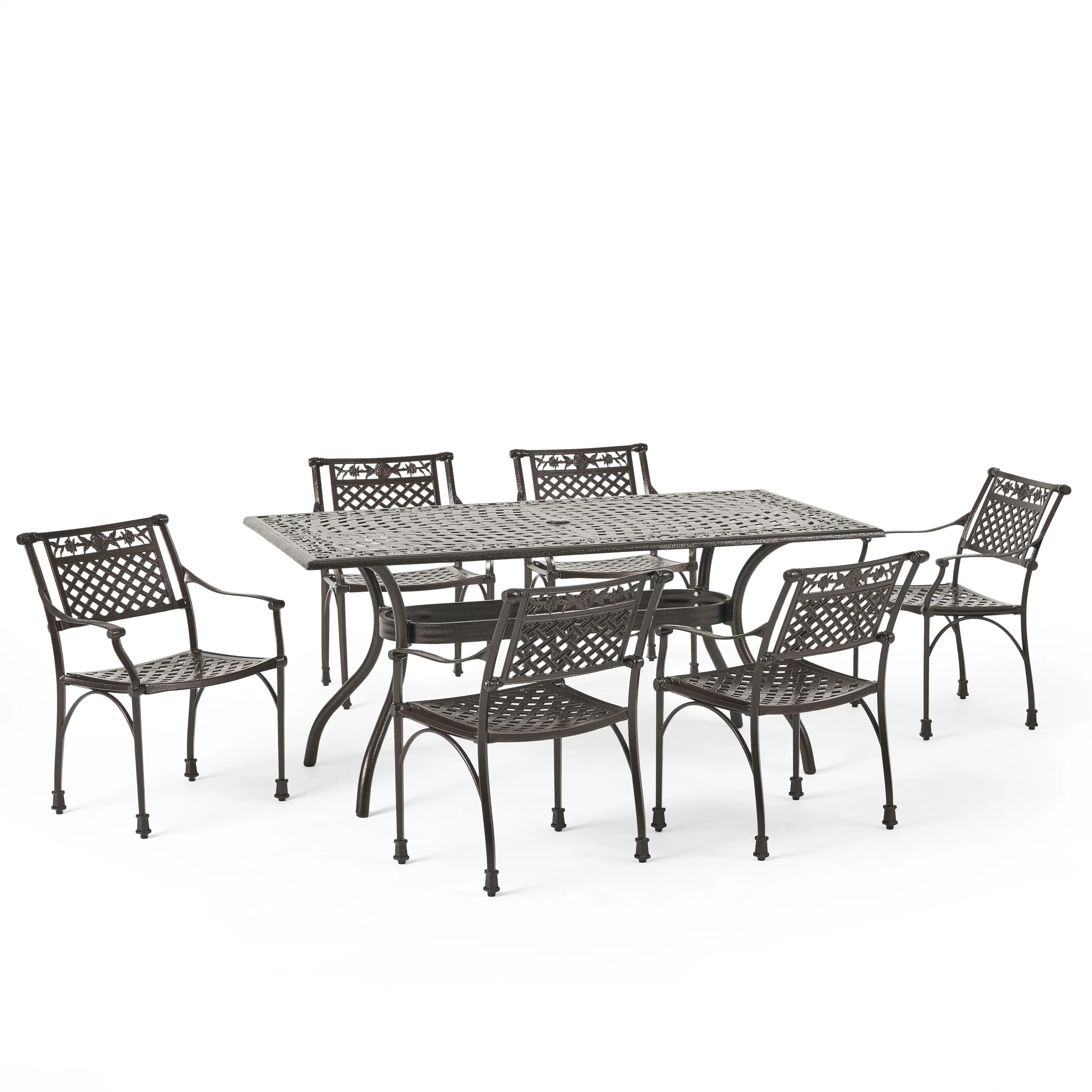 Ridgecrest 7-piece Patio Dining Set by Christopher Knight Home