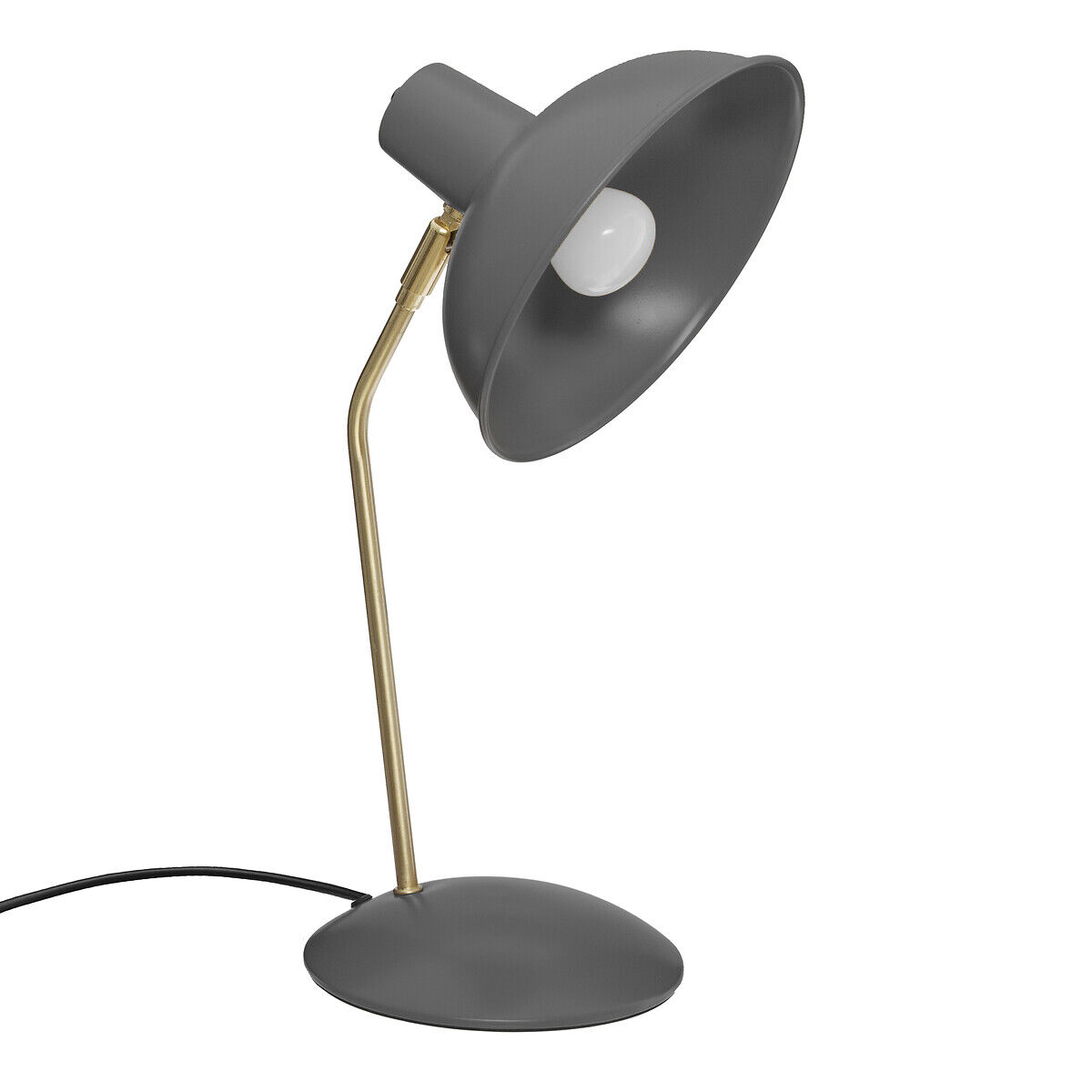 Candeeiro mesa CÉLIA cinza em metal