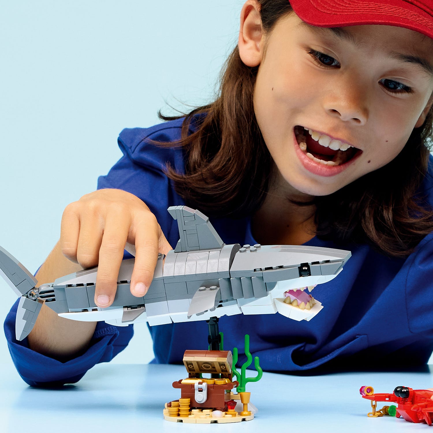 Squalo scrigno del tesoro Lego Creator 3 in 1