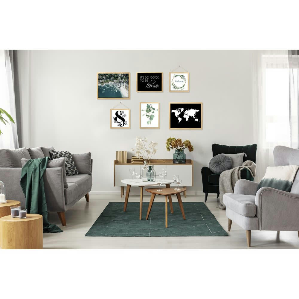 FEUILLE - Photo encadrée baguette en bois FSC recyclable 30x40