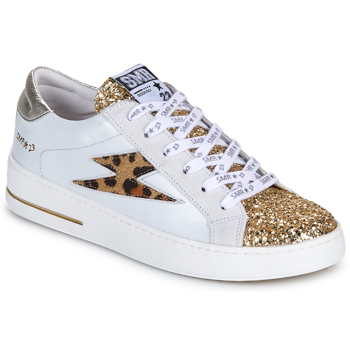 Semerdjian - MAYA - White / Leopard / Gold