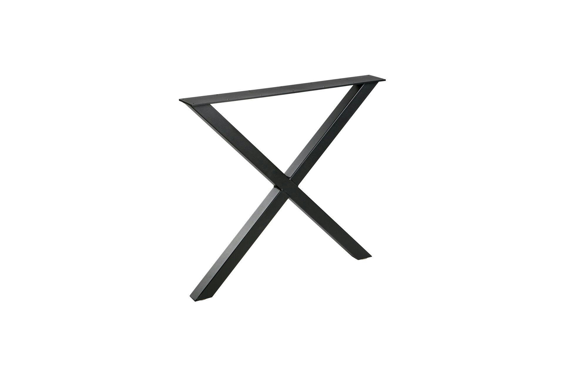 TABLO - Pietement 72x79x10 en métal noir