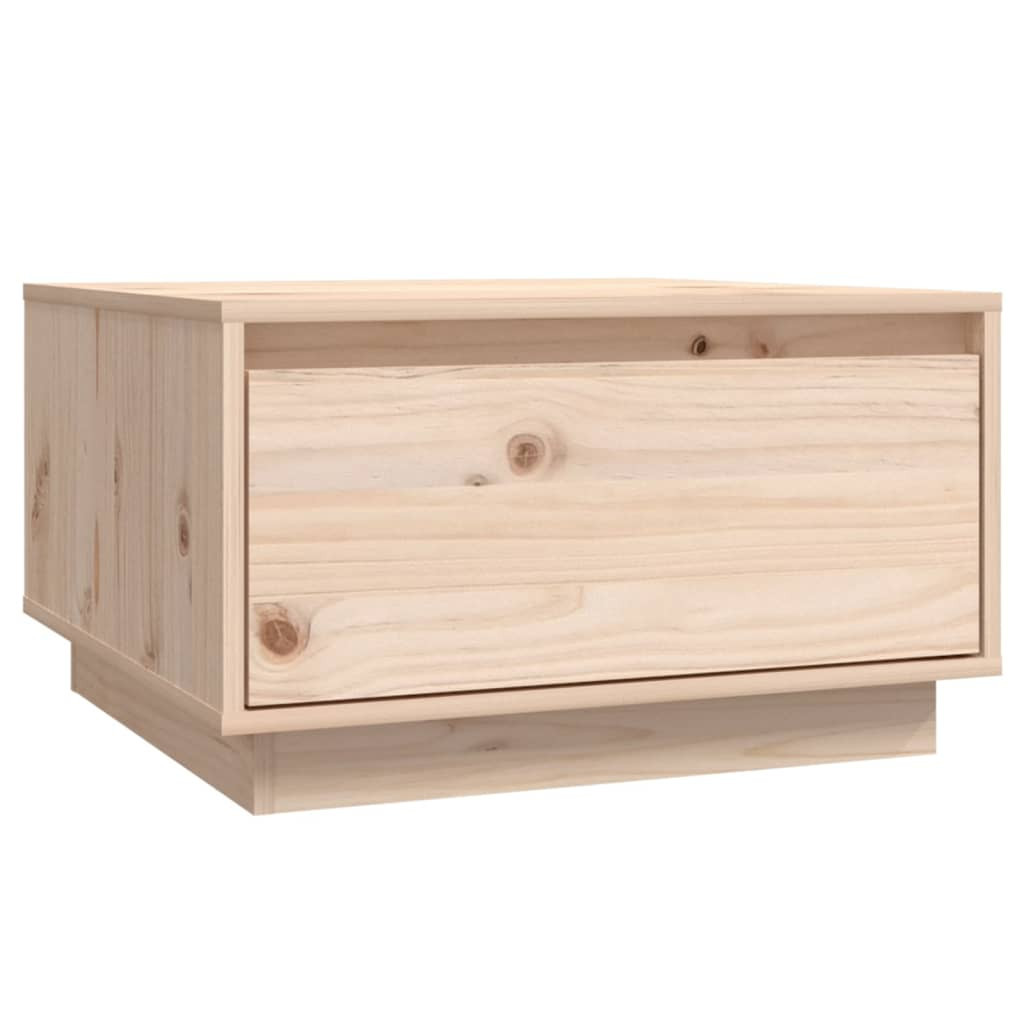 Stolik Kawowy Ława Stół Drewniany 55x56x32 Szuflady Do Salonu Do Pokoju