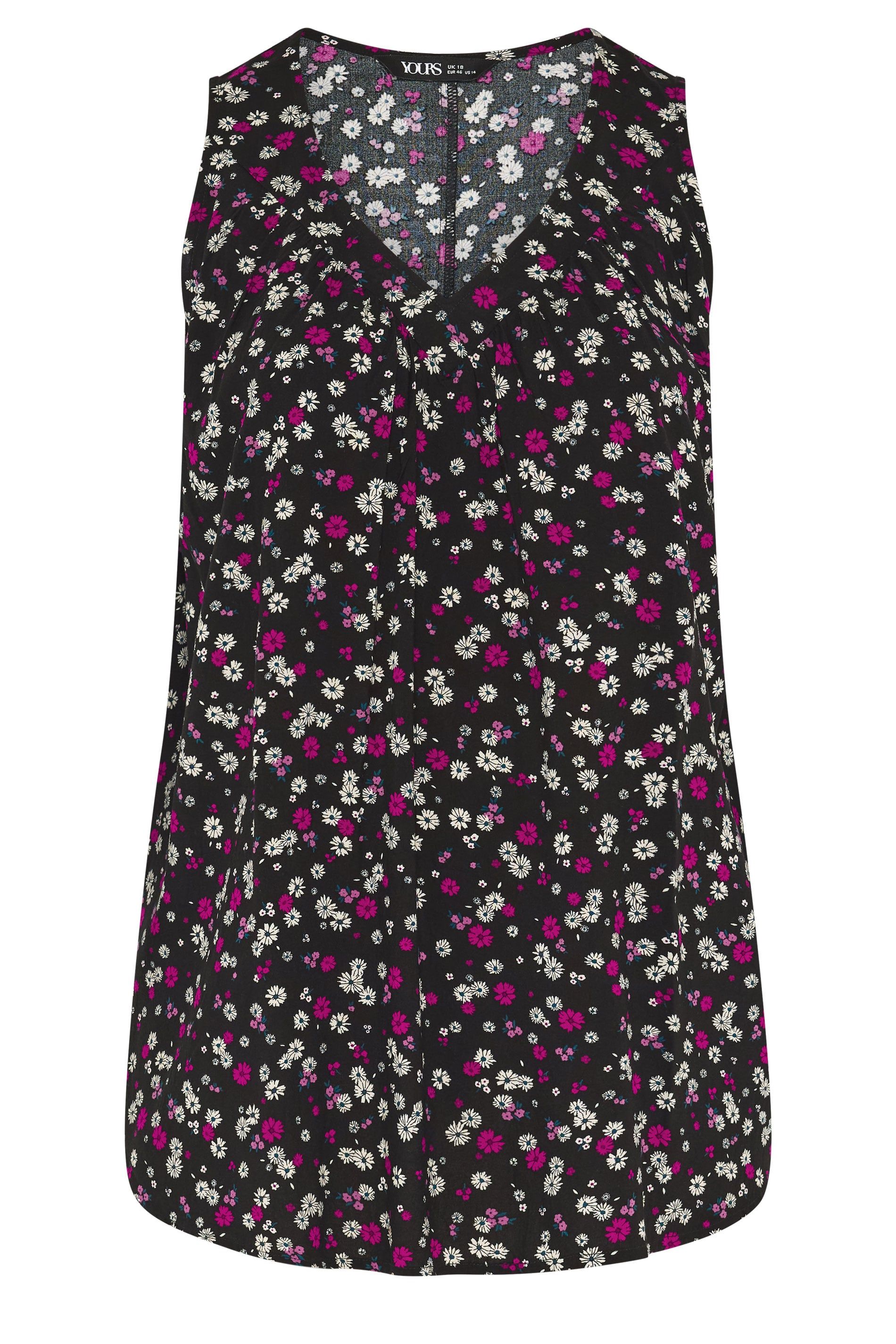 Yours Daisy Print Vest Top