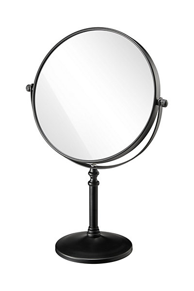 Miroir salle de bains sur pied Harlech noir