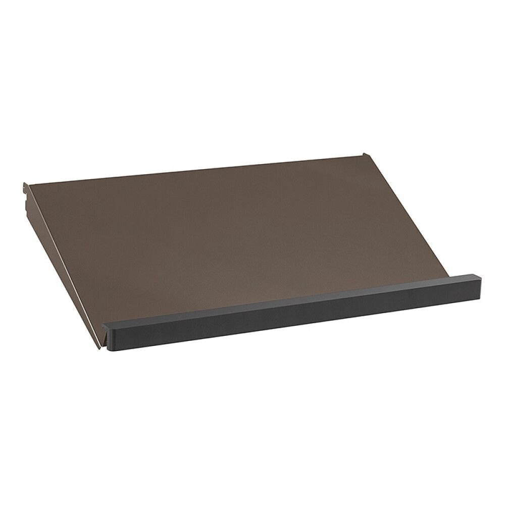 HYLLE ELFA VINKLET METALL 348X598X75MM GRAPHITE