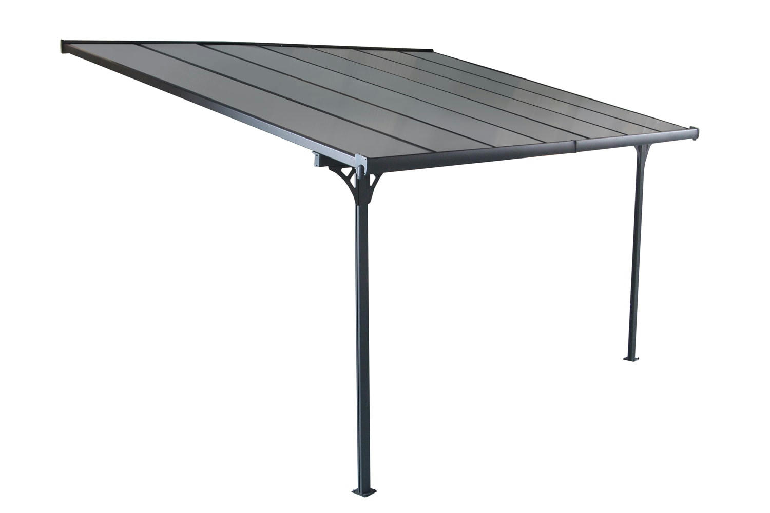 FERRATO - Tonnelle murale 13,30 m² en aluminium