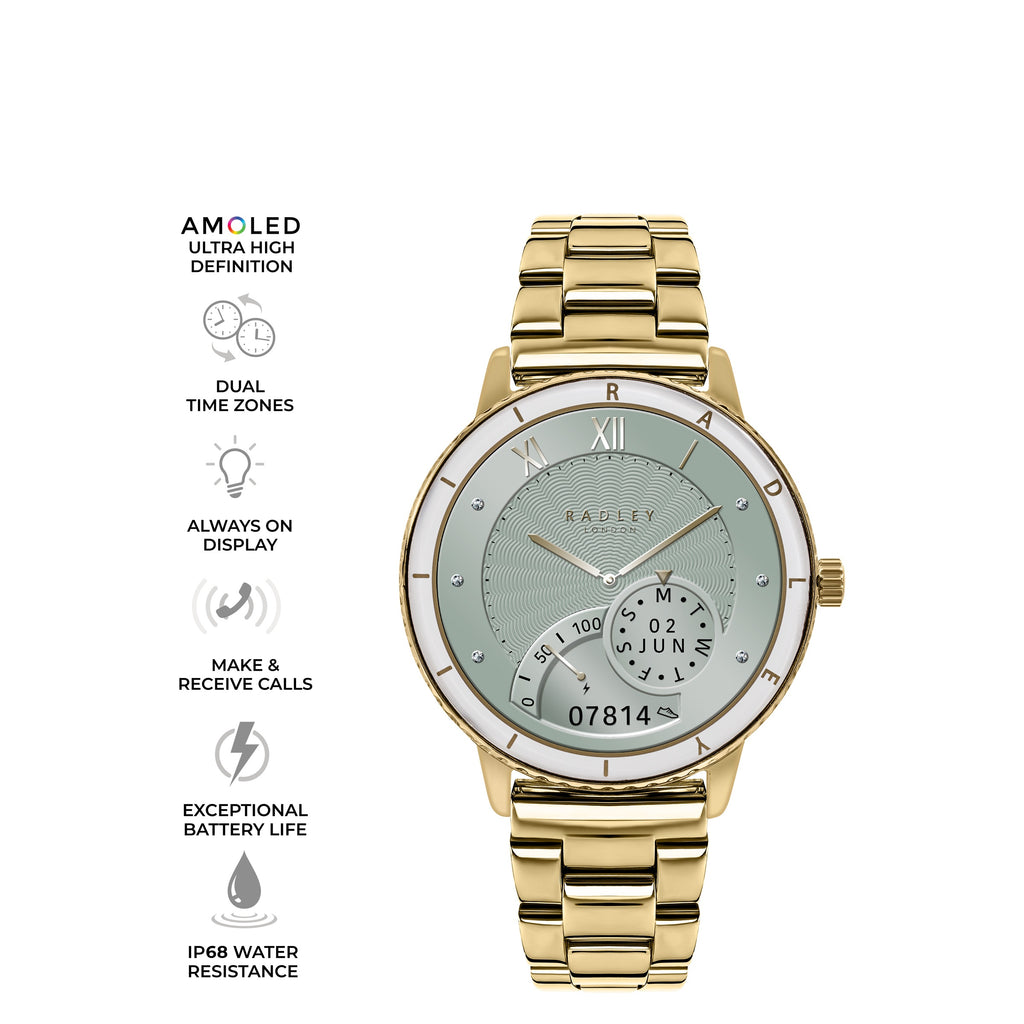 Series 57 - Smart Watch With Gold Bracelet