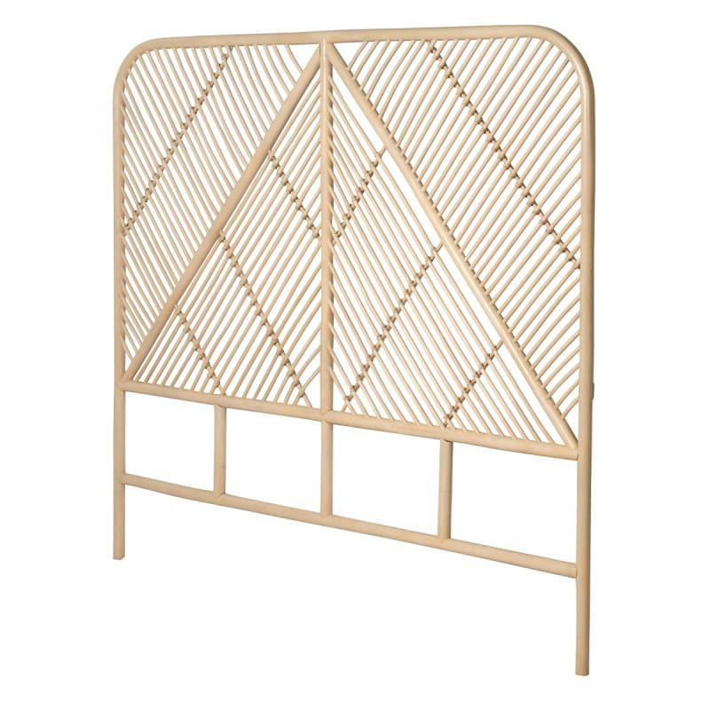 - Tête de lit double en rotin