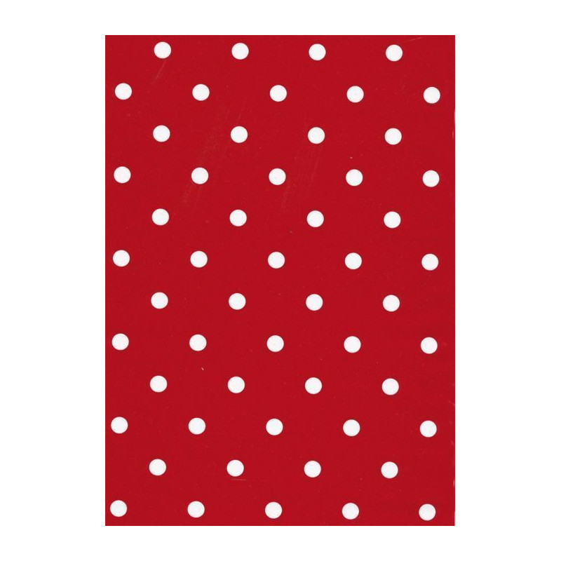 Adhésif en rouleau rouge à points blancs 45 x 200 cm JOY@FIX