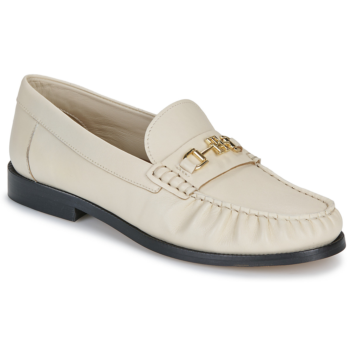 Tommy Hilfiger - SOFT LEATHER HORSEBIT LOAFER - White
