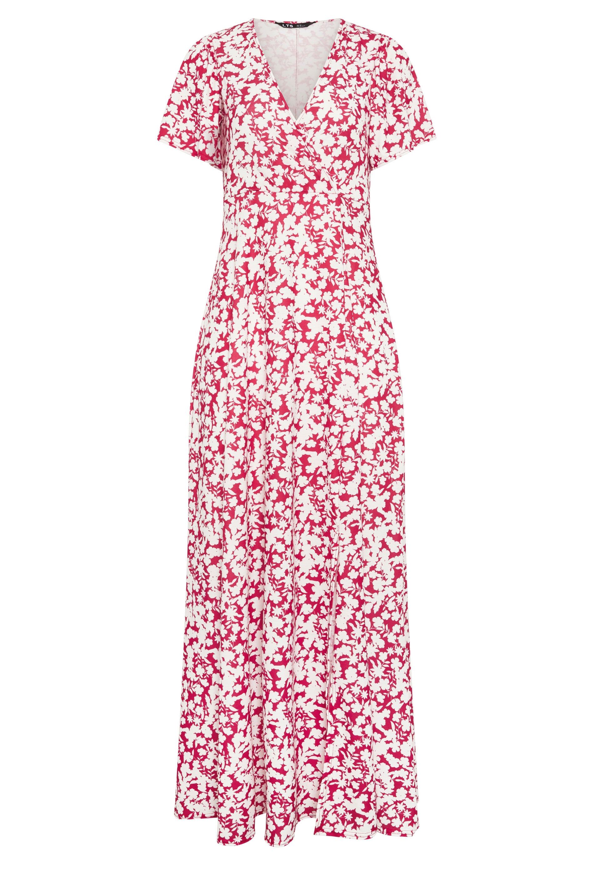Long Tall Sally Tall Floral Wrap Maxi Dress