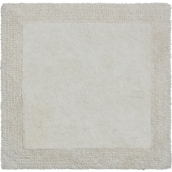 Badematte »Luxor«, BxL: 60 x 60 cm, naturfarben, aus 100% Baumwolle