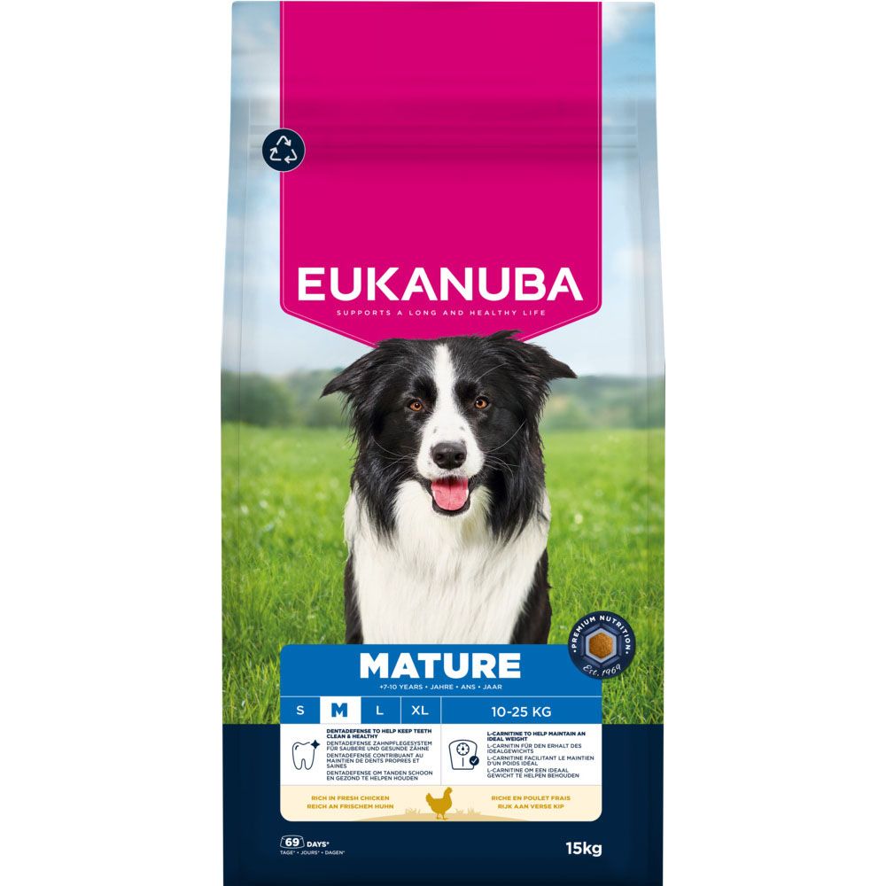 Eukanuba Premium Nutrition Mature Medium Breed Chicken