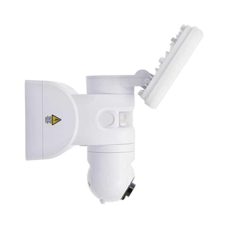 Projecteur extérieur LED avec caméra et détecteur de mouvement blanc 2200 lm 23 W KOZII
