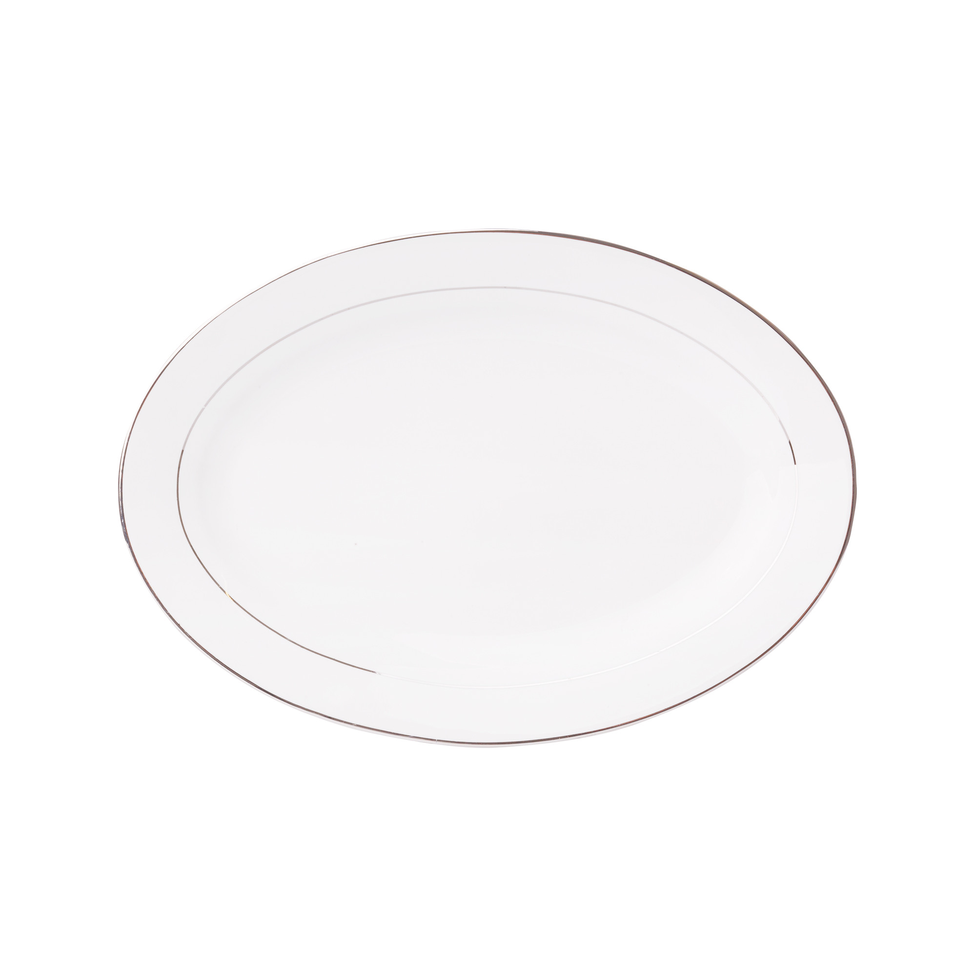 Półmisek owalny Aura Silver 30,5 cm AMBITION