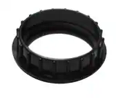 Atron Electro Industries LA321 Lamp Socket Ring Fastener, 1 - 3/4-in, Black