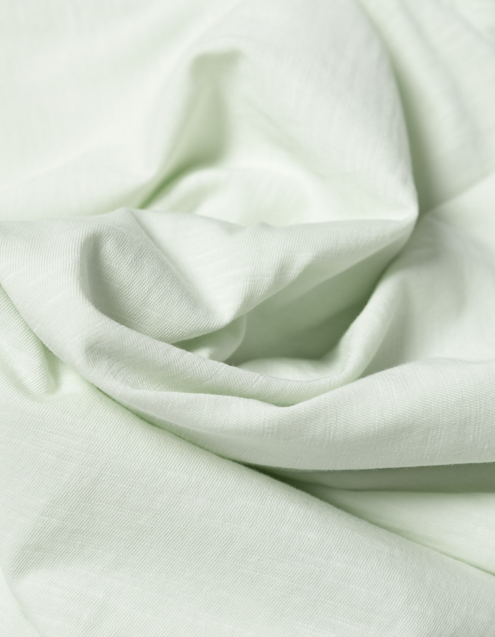 Polo manches courtes vert coton bio flammé Homme