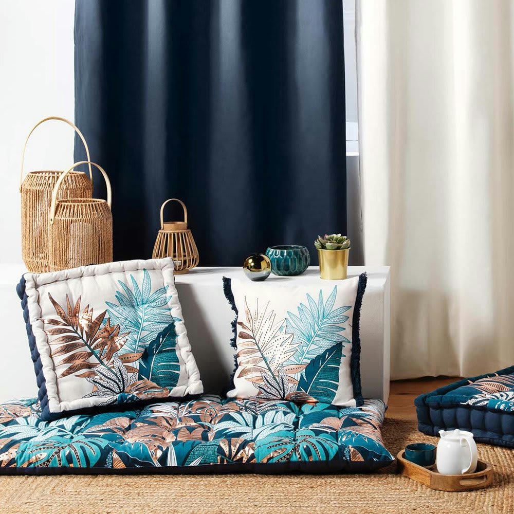 ALIANOR - Matelas de sol coton métallisé 60x120cm