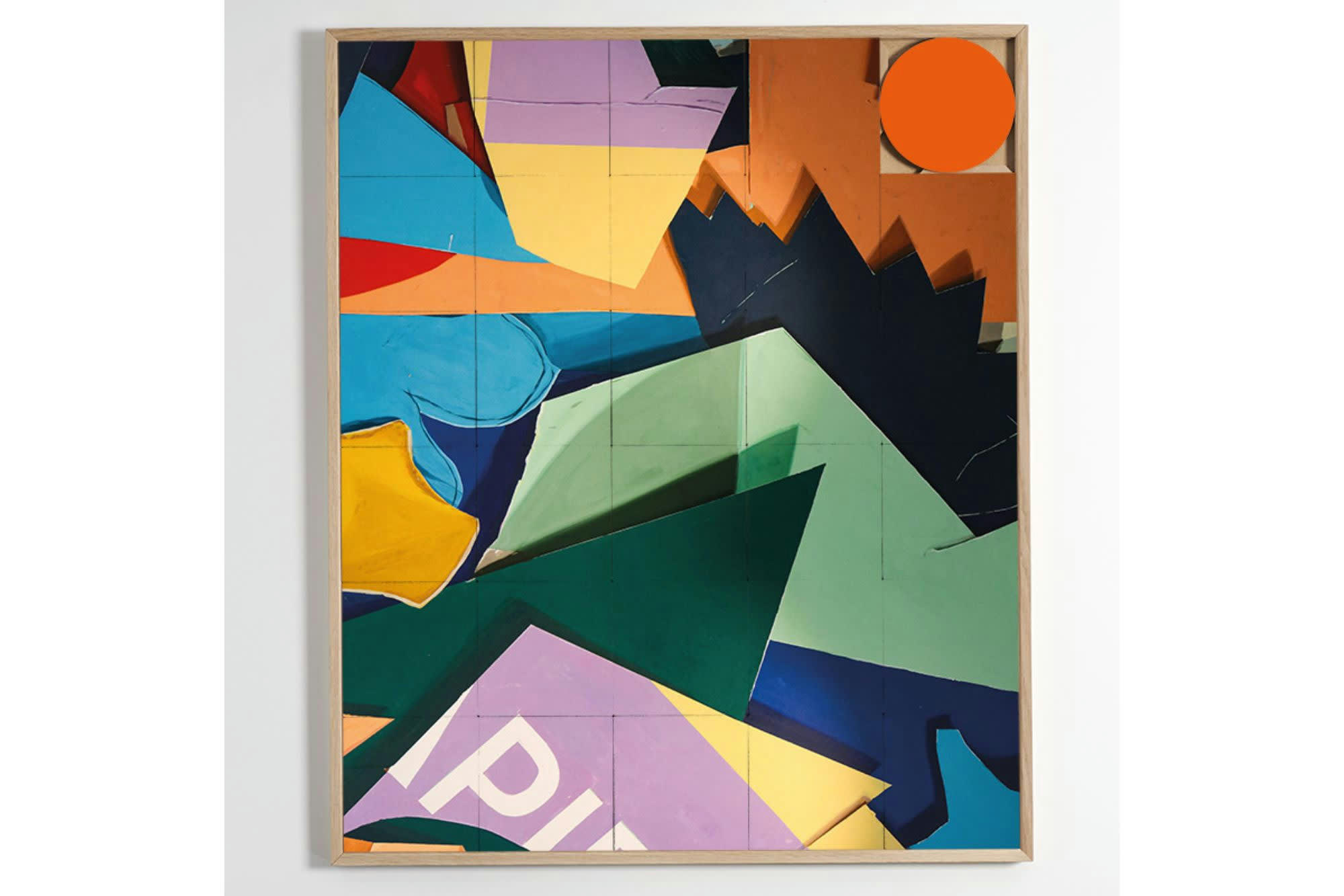 PAPER - Tableau en bois taquin street art édition limitée  78 x 93