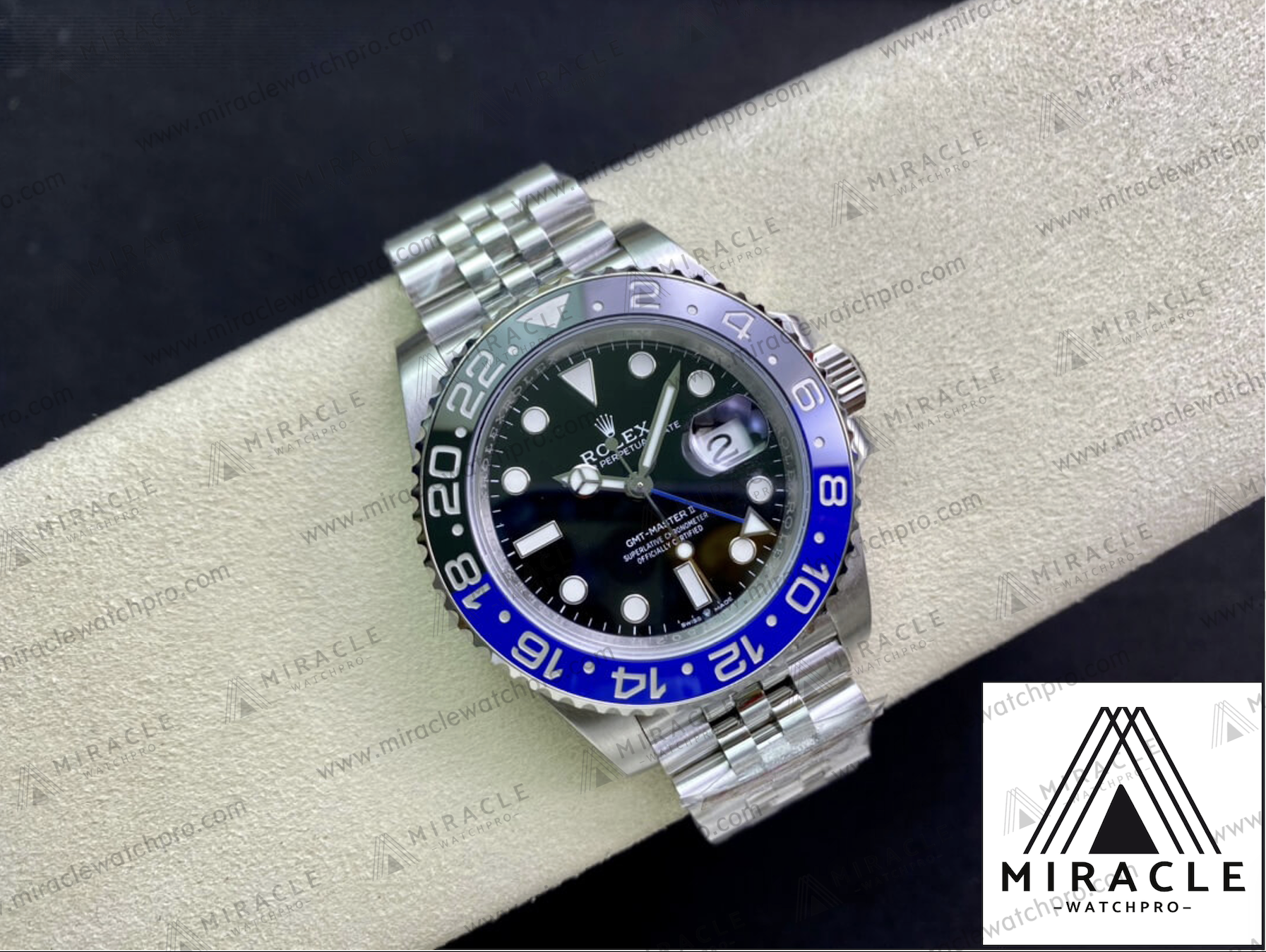 ROLEX-GMT MASTER II-ref.M126710BLNR-0002- Elite Clone-40mm-Replica Watch