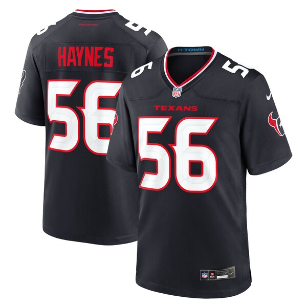 Marcus Haynes Houston Texans Nike Team Game Jersey -  Navy