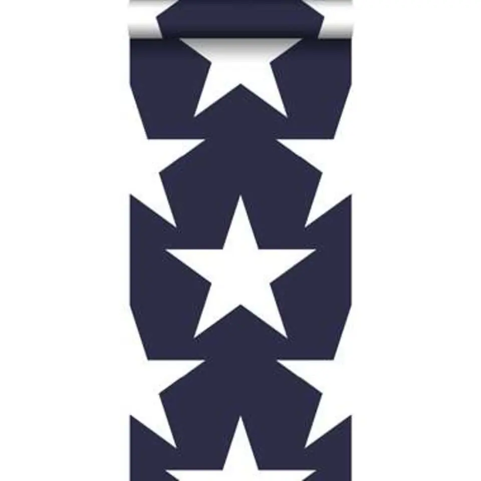 Sanders & Sanders behang - sterren - marine blauw - 53 cm x 10,05 m