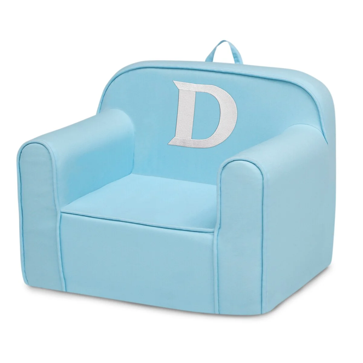 Delta Children Personalized Monogram Cozee Chair - Customize with Letter D