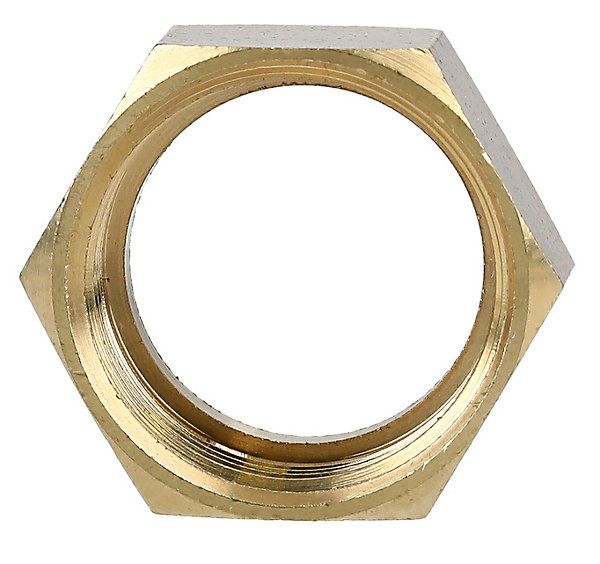Ecrou à collet battu 26x34 - 28 laiton - GARIS - D02017B
