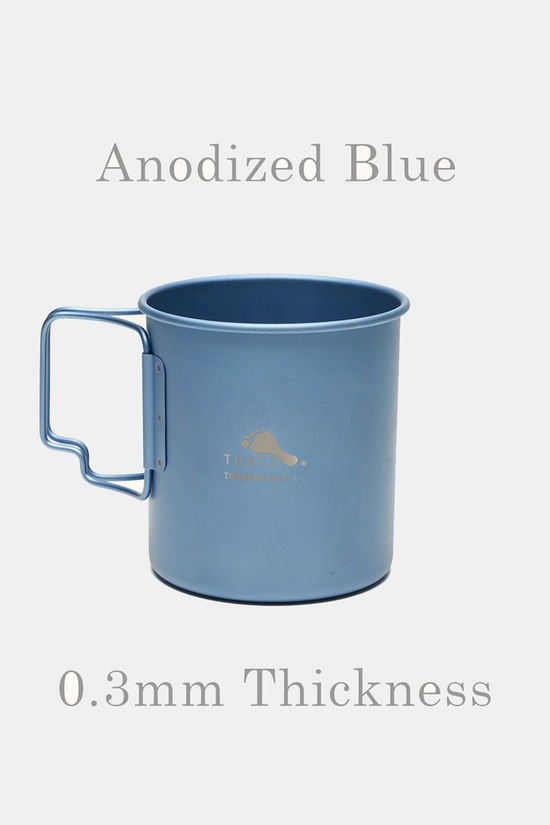 TOAKS Light Titanium 450Ml Cup - Blue