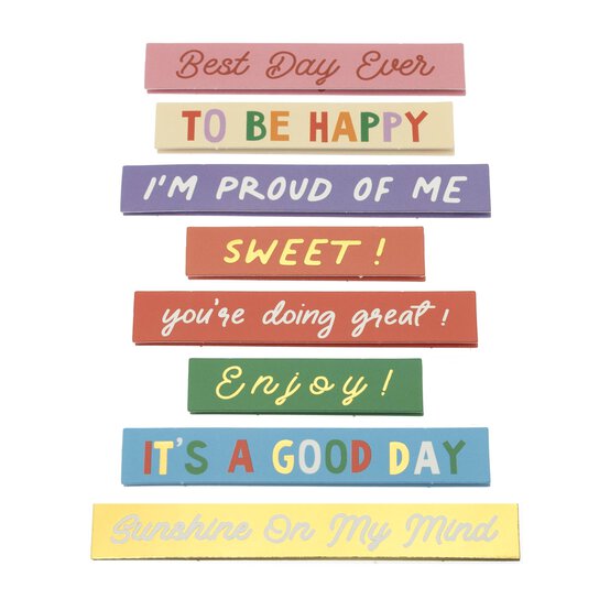 Positive Sentence Card Toppers 8 Pack