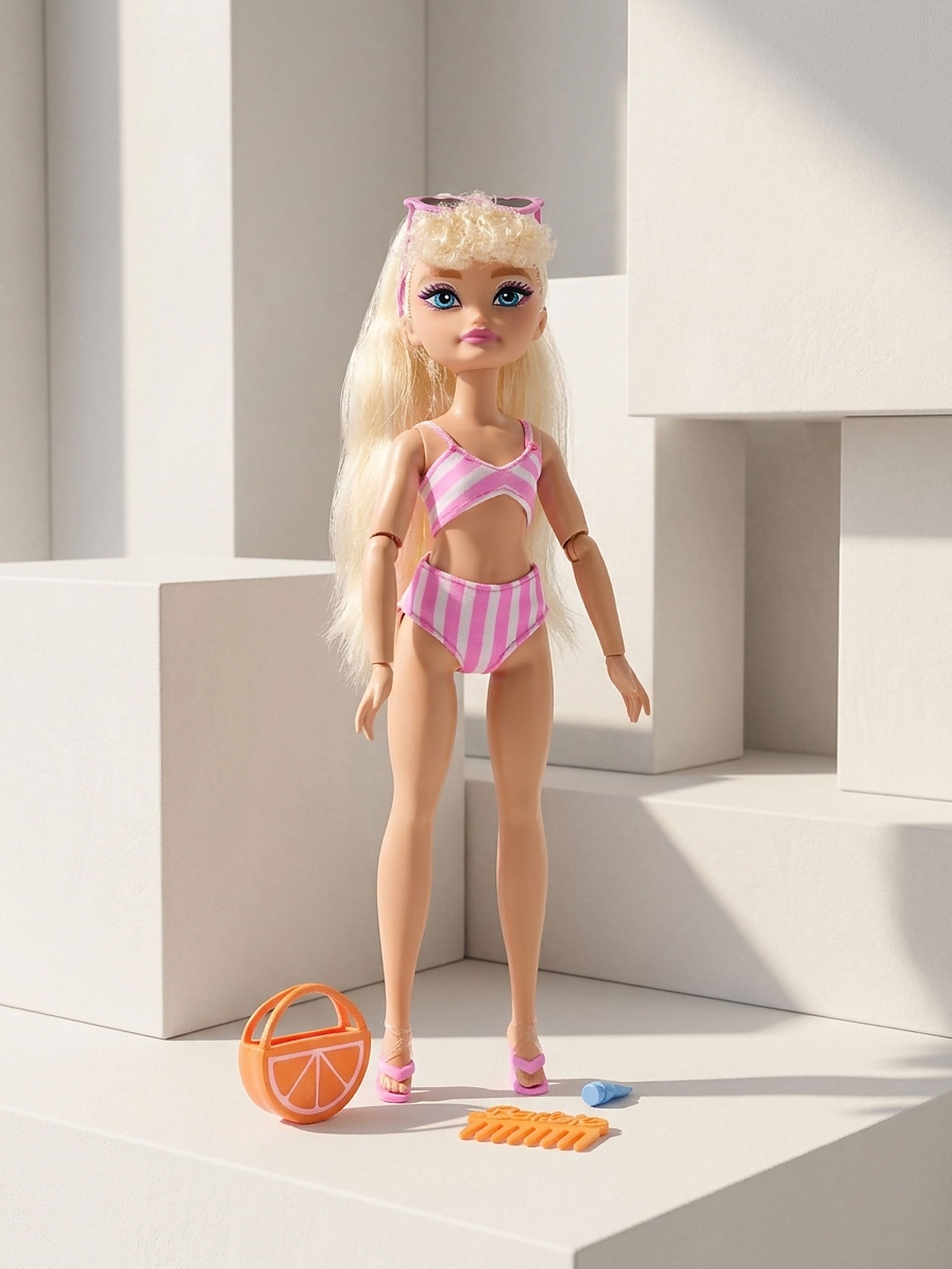 Mattel - Lalka plażowa Barbie Dream Besties z akcesoriami